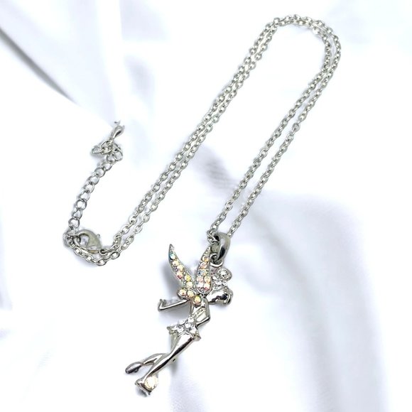 Tinkerbell Fairy Pendant Necklace - Picture 2 of 14